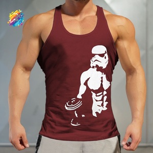 Chalecos Deportivos para Hombre, Camiseta sin Mangas para Gimnasio, Ropa Deportiva, Camiseta de Entrenamiento 100% Algodón Ecológico de Secado Rápido y Elástico para Fisicoculturismo Profesional - Product Image 1