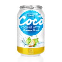 King Coconut Water 100% Pure Gearomatiseerde Gesteriliseerde Drank ISO/Halal Gecertificeerd 330ml Blikje van Tan Do Company uit Vietnam