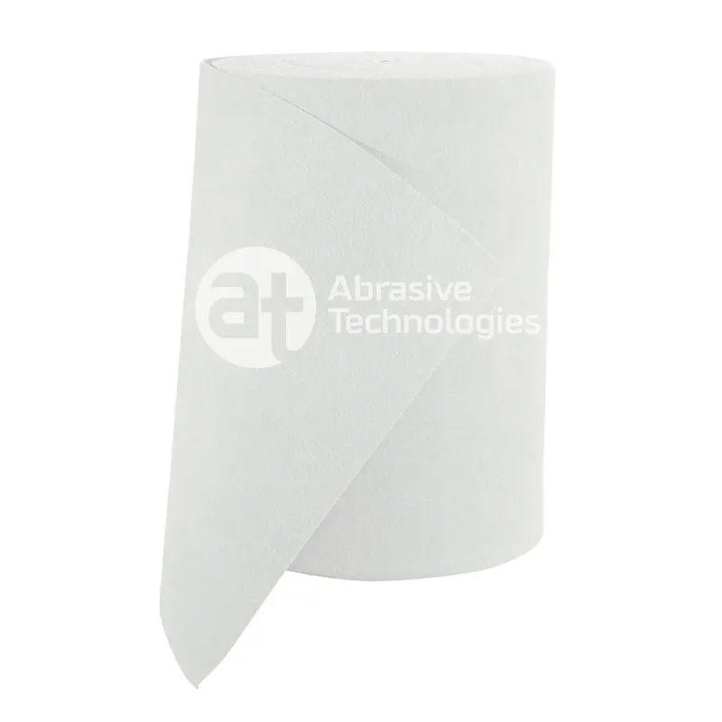 Белый нетканый абразивный рулон 500 г/м2, Мягкий абразивный рулон Jumbo, абразивная ткань для чистки без царапин