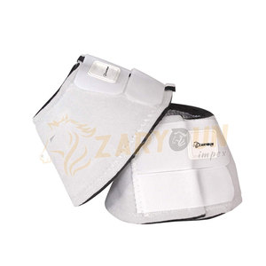 Botas de campana de caballo reflectantes de poliéster de neopreno de alta calidad a la venta equipo equino para almohadillas de sillín de equitación - Product Image 3