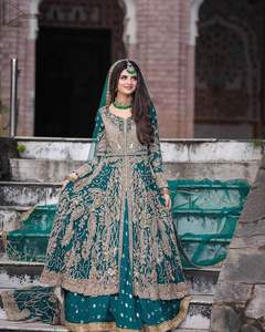 Nouveau-indien/pakistanais broderie lourde veste de mariée Lehenga Choli avec Zardozi travail Dupatta ensemble de mariage 2021 - Product Image 1
