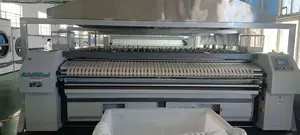 नखलिस्तान स्वचालित इस्त्री मशीन इस्त्री गैस के लिए प्रकार flatwork ironer चादर और लिनेन स्टेनलेस स्टील ड्रम रोलर
