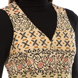 Chaleco sin mangas de retales para mujer, chaqueta acolchada informal de moda para otoño, fabricante y venta al por mayor - Product Image 3