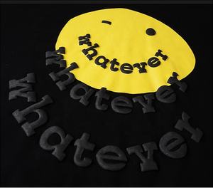 Sweat-shirt à capuche pour hommes, Logo 3D personnalisé, sweat-shirt en coton éponge française à capuche, grande taille, - Product Image 2