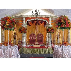 South India Wedding Event Devdas Mandapam Indian Wedding Fiber Devdas Mandap Maharani Wedding Decorative Dev <b>Pillar</b> Malaysia - Product Image 1