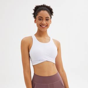 Custom Fitness Yoga Wear Private logo Label one shoulder Yoga Bra Women Sports Bra top - Product Image 4