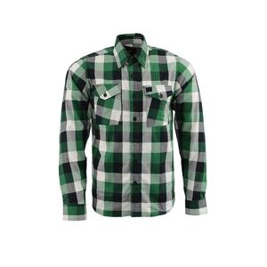 เสื้อเชิ้ตแขนยาวผ้าสักหลาดสีพื้นสำหรับผู้ชายผ้าสักหลาดผ้าฝ้าย2กระเป๋าทรงสลิมฟิตสำหรับฤดูใบไม้ผลิฤดูใบไม้ร่วง - Product Image 1