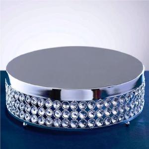 Elegant 2-Piece Round <b>Cake</b> <b>Stand</b> <b>Set</b> in Galvanized Stylish Design Perfect for Desserts and Celebrations Elegant Display Pieces - Product Image 4