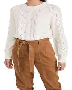 ชุดเดรสสเวตเตอร์ผ้าไนลอนลายทาง35ชิ้นของผู้หญิง35% 30% เส้นใยโพลีเอสเตอร์เส้นใยยาวพิเศษมีกระดุมป้องกันฤดูหนาวฤดูใบไม้ผลิ - Product Image 1