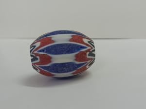 Perles en verre chevron de 2 pièces, tailles et couleurs assorties, convient aux créateurs de bijoux et magasins de perles - Product Image 3