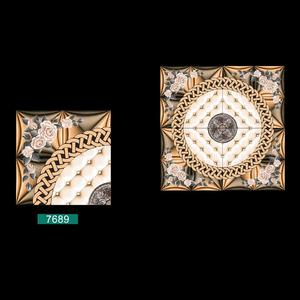 Carrelage de sol de cuisine en porcelaine classique moderne 40x40cm finition brillante verte émaillée antidérapante salle de bain intérieure brique réfractaire de 5mm d'épaisseur - Product Image 6