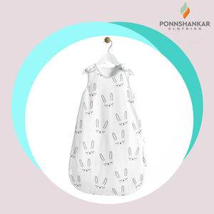 Organic Cotton <b>Baby</b> Sleeping Bag Winter Bedding for Newborns Wearable Marine Pattern GOTS Certified - Product Image 2