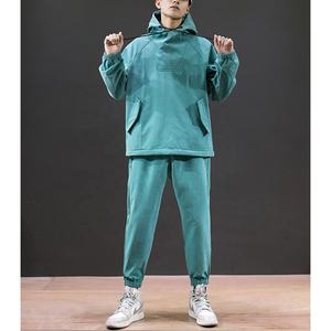 Hiver sportswear coton fitness pull à capuche de jogging survêtements set gym survêtement pour hommes - Product Image 3