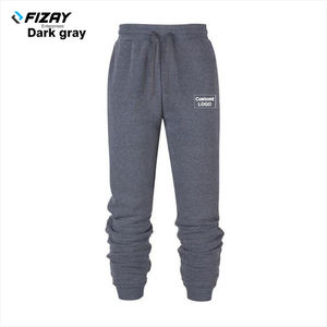 Pantalon de jogging de sport skinny pour hommes Poches à fermeture éclair Pantalon de survêtement athlétique à séchage rapide Pantalon européen avec logo personnalisé - Product Image 2