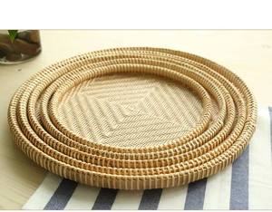 รอบแบน Winnowing ตะกร้าไม้ไผ่-ราคาถูกและการออกแบบต่างๆ - Product Image 3