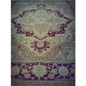 Alfombra clásica de lana anudada a mano, Conjunto elegante, alfombras de lana hechas a mano duraderas y suaves de primera calidad para sala de estar, dormitorio, oficina, suelo - Product Image 3