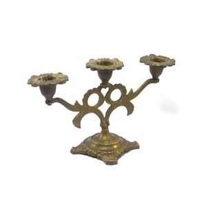 Candelabro decorativo de Metal para boda, soporte de una sola taza de vela, florero, diseño a la moda - Product Image 4