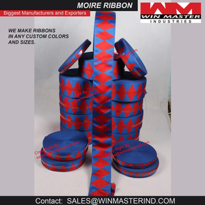 ริบบิ้นผ้าไหมวิสโคส/ผ้าไหมมอเร่สีสันตามสั่งคุณภาพสูงขายส่งปี 2019 / ริบบิ้นสำหรับเหรียญรางวัลคุณภาพดีที่สุด ผลิตตามสั่ง 100% - Product Image 6