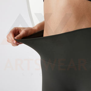 Ropa de correr de cintura alta para mujer, licra, poliéster, gimnasio, Fitness, nuevo estilo, Color sólido, mallas de la mejor calidad, 2022 - Product Image 3