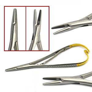 Mattieu คีมผ่าตัดสำหรับทันตกรรม, ที่ใส่เข็มขนาด14ซม. เครื่องมือเหล็กกล้าจากเยอรมัน TC - Product Image 1