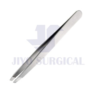 Pince à épiler de précision en acier inoxydable oblique de qualité supérieure certifiée CE ISO Pince à épiler à sourcils à usage personnel professionnel - Product Image 4