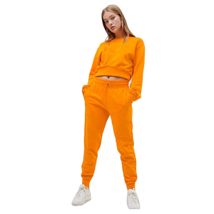 Ensemble de pulls à capuche en éponge française unisexe coupe ajustée vêtements de sport personnalisés pour hommes avec logo survêtements en molleton - Product Image 1