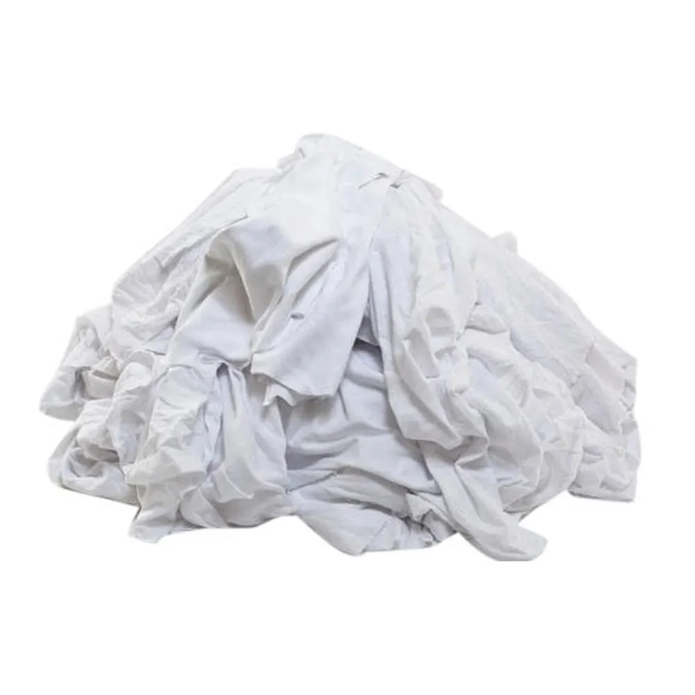 100% white cotton hosiery waste cloth from Bangladesh