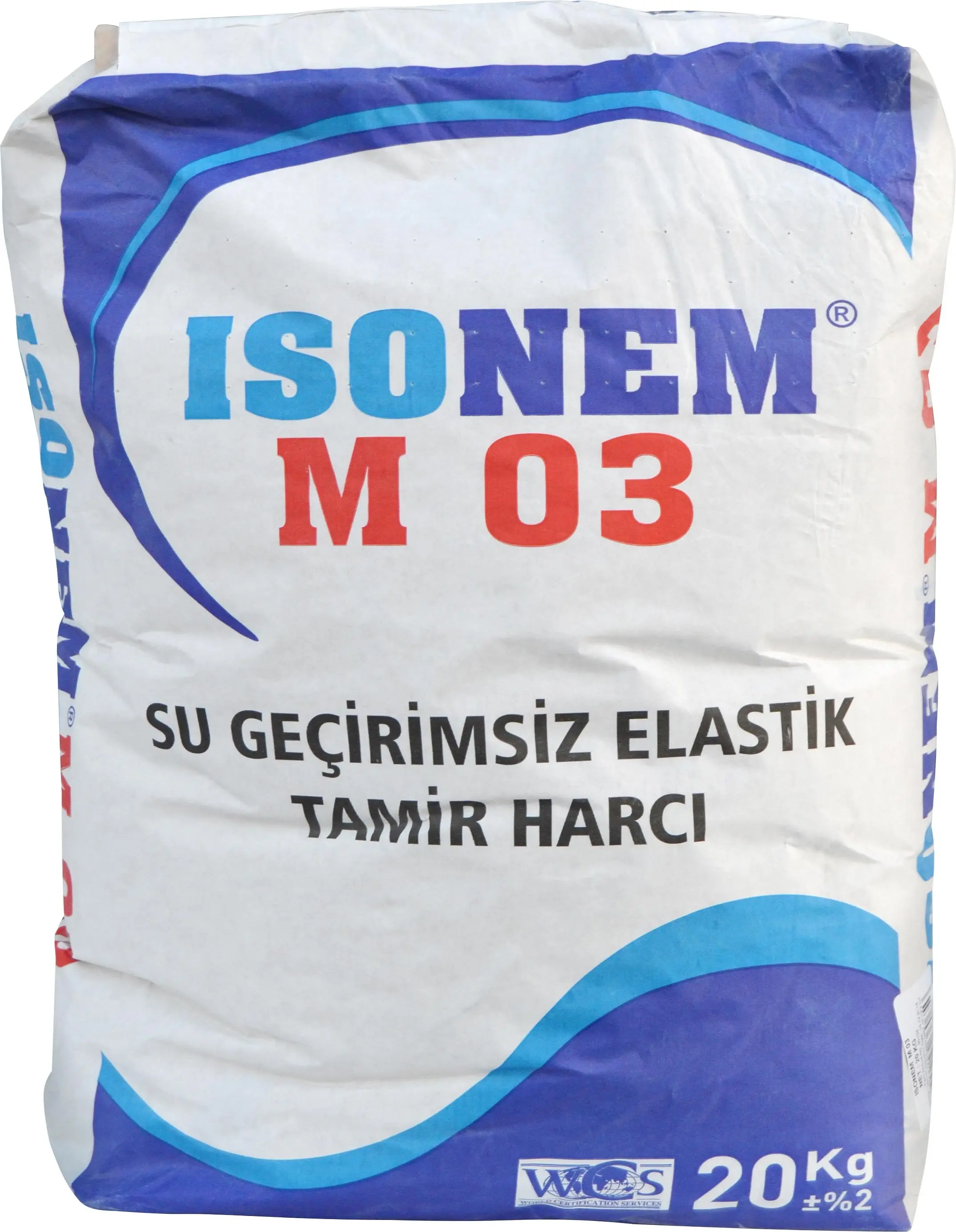 ISONEM M03 POLYMER MODIFIZIERTER ELASTISCHER UND WASSERDICHTER REPARATUR MORTAR, HERSTELLER AUS DER TÜRKEI