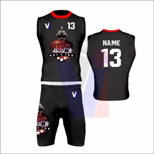 Chemise de compression respirante sans manches avec capuche Vafir Team Uniform pour maillot de compression court 7v7 - Product Image 4
