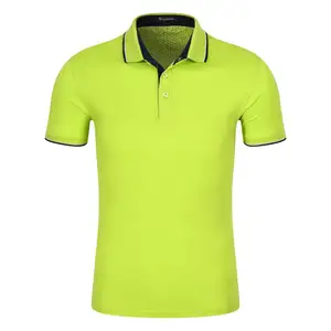 Camiseta Polo de Manga Corta para Hombre, 100% Algodón Canvas, Secado Rápido, Transpirable, Estilo Deportivo, Cintura Elástica Alta, Corte Recto - Product Image 1