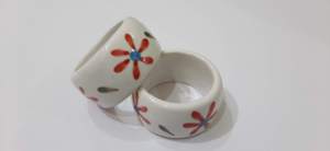 Wholesale Custom <b>Ceramic</b> Napkin <b>Rings</b> Modern Table Accessories Stain Resistant Eco-Friendly Durable for Wedding Giveaways - Product Image 2