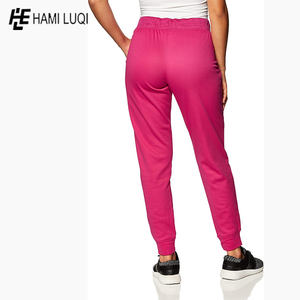 Pantalones de chándal de pana de cintura media informales para hombre, venta al por mayor directa de fábrica, cierre de cintura elástica de lana personalizado con bolsillos laterales - Product Image 3