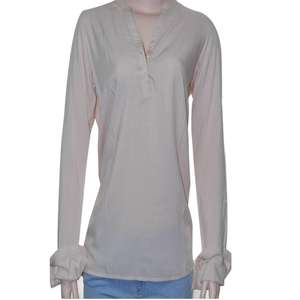 Blusa de chifón de manga larga para mujer, camisa femenina con cuello en V y diseño elegante, disponible en 17 colores, 2022 - Product Image 1