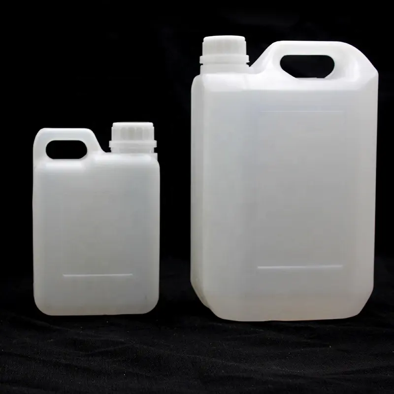 סיטונאי 3.8L 5L 10L ביד אבקת כביסה נוזלית שמפו משתמש 5L HDPE פלסטיק בקבוק 5L כיכר בקבוק עם ידית
