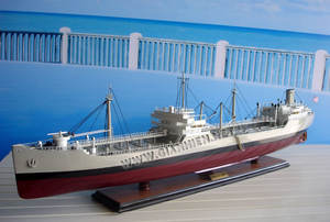 Modèle de bateau en bois SS BUSHY RUN (T2-SE-A1) TANKER_ Modèle artisanal en bois - Product Image 4