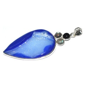 Mejor oferta en azul Druzy colgantes | Obtener azul Druzy colgantes | Azul Druzy colgantes proveedor - Product Image 1