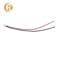 JST 1.25mm 2 Pin laki-laki perempuan steker konektor PVC/kabel silikon (80mm) untuk aplikasi elektronik Mini RC helikopter lampu LED