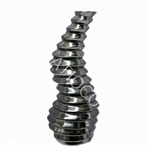 Nuevo florero de Metal de aluminio único pulido de espejo último y elegante diseño florero de Metal | Florero de hierro más vendido - Product Image 1