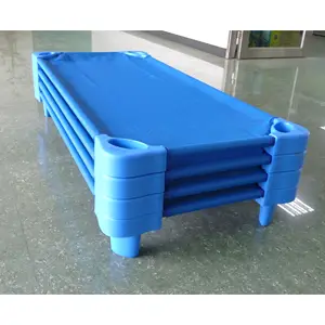 เตียงเด็กอนุบาลพลาสติกแบบเดี่ยวสำหรับสถานรับเลี้ยงเด็ก - Product Image 2