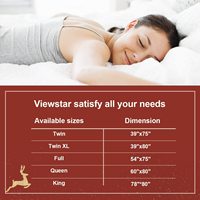 Cooling Matratze Pad Queen Size, extra dicke Matratze Topper, Pillow Top Matratze Pad Cover mit Daunen Alternative Fill