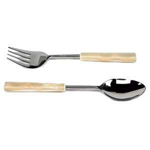 Ensemble de couverts à salade en acier inoxydable à poignée créative pour la maison, les hôtels et les restaurants utilisés - Product Image 2