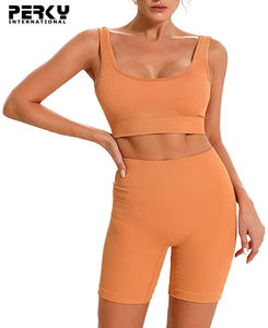 Ensemble de 2 pièces de Yoga pour femmes, tenue de Fitness, de haute qualité, respectueux de la peau, personnalisé, 2020 - Product Image 4