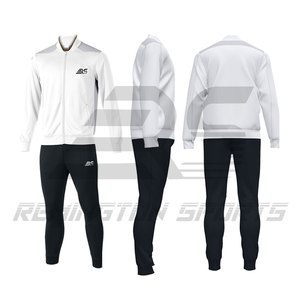 Survêtement en molleton Flexible pour homme, 2020, ensemble de sport, de gymnastique, fermeture éclair, survêtement avec capuche, vente en gros - Product Image 5