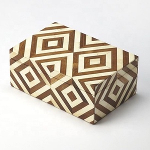 Boîtes en bois indiennes Accents et décoration intérieure Boîte d'incrustation de nacre Boîte de haute qualité Fournisseurs en gros - Product Image 4