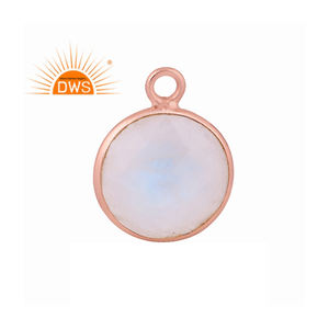 925 Sterling Silver Natural Rainbow <b>Moon</b> Stone Gemstone Pendant Jewelry for Women Gift for Her - Product Image 1