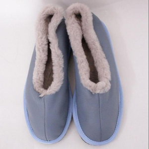 รองเท้าแตะหนังอิตาลีสีฟ้าอ่อนสำหรับผู้หญิง แฮนด์เมด แฮปปี้เนส - Product Image 1