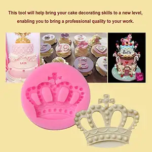 Crown Shape Silicone Cake Fondant Mold Cake Decorating