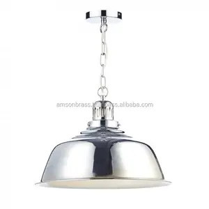 Zilveren Afwerking Hanglamp Amerikaanse Stijl Home Lamp Biljart Centrum Hangende Lamphouder