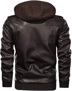 Vestes en cuir pour les hommes de vente en gros pour l'usage de mode - Product Image 2