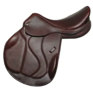 Y & Z Racing High Premium Quality Western Style Jumping Saddle Impermeable Durable Leather Horse Riding Equipment Precio al por mayor - Product Image 1